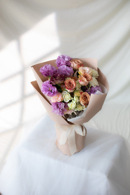 Ciara Vintage Rose Eustoma